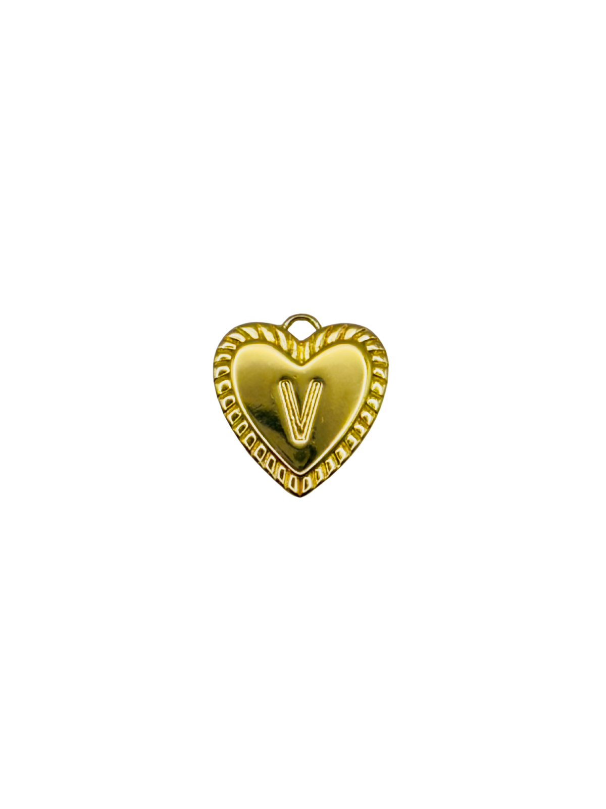 Gold Heart Letter Charm Pack