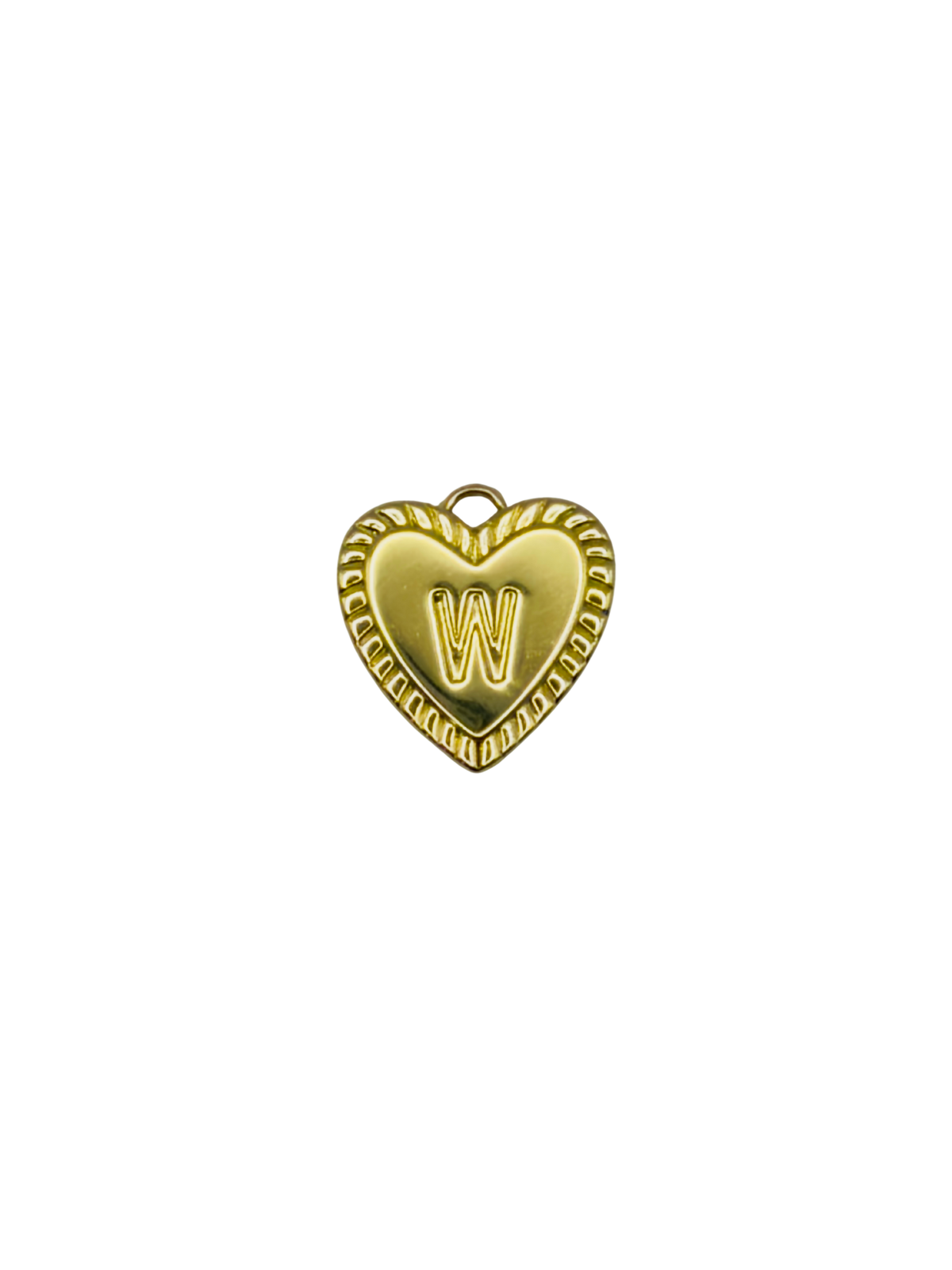 Gold Heart Letter Charm Pack
