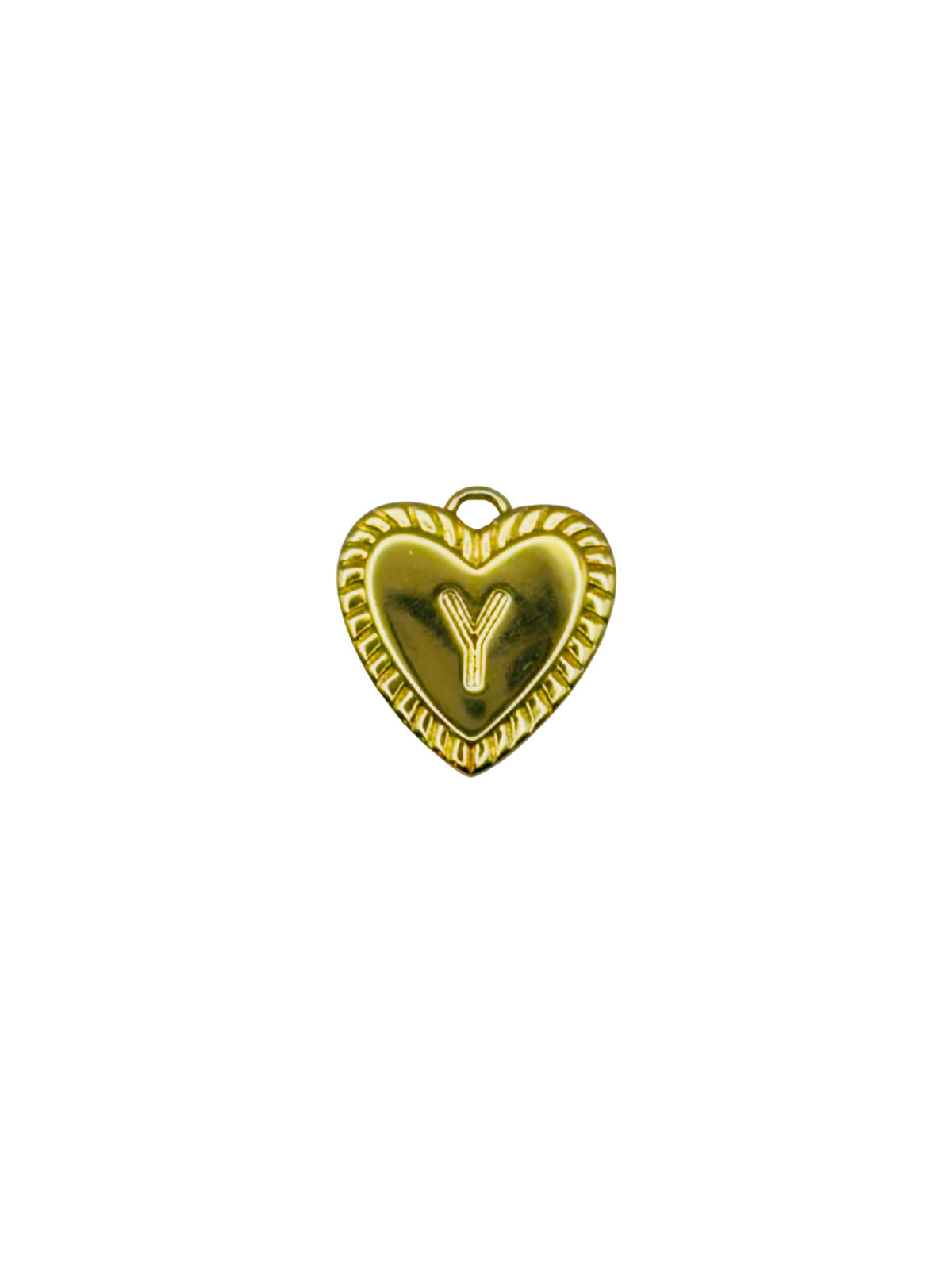 Gold Heart Letter Charm Pack