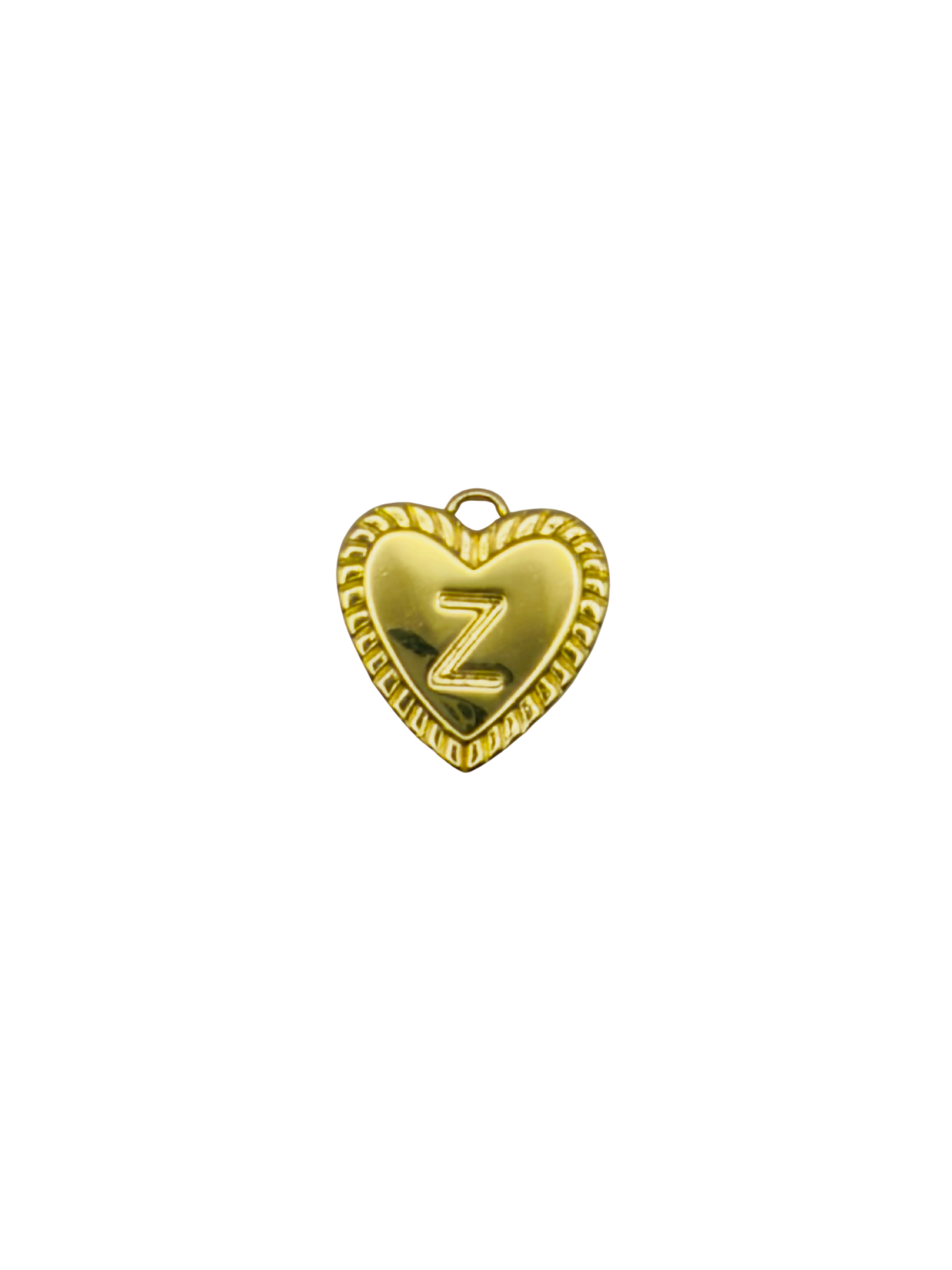 Gold Heart Letter Charm Pack