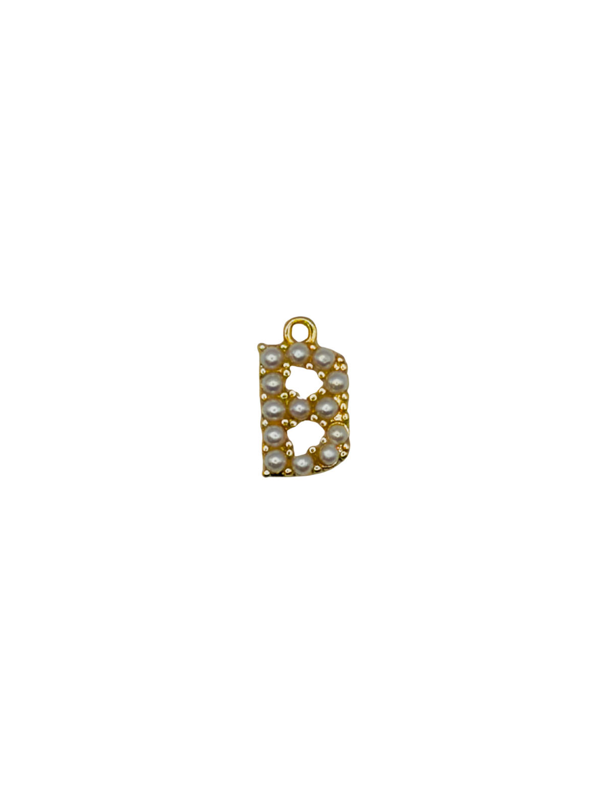 Gold Pearl Letter Charm Pack