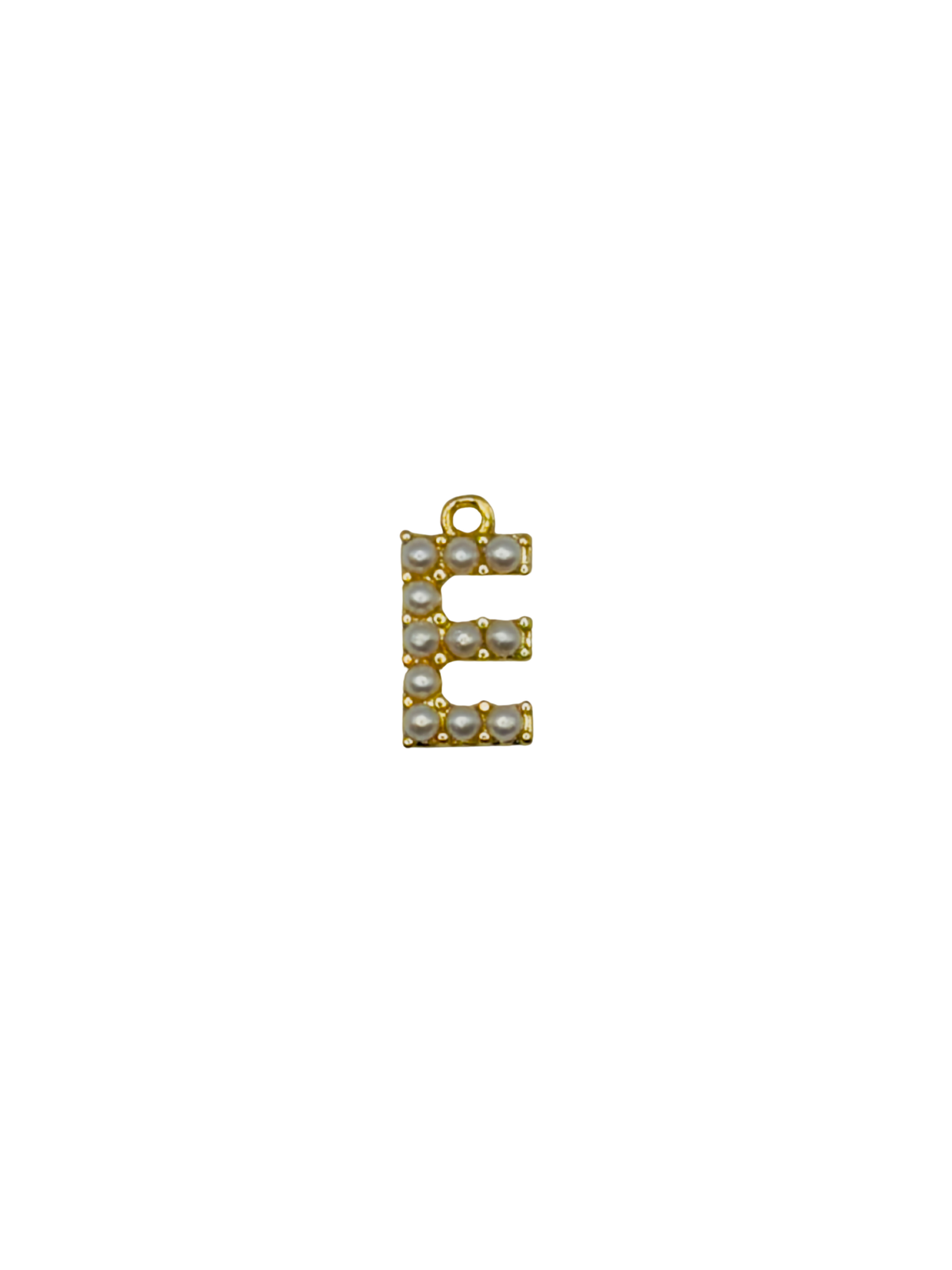 Gold Pearl Letter Charm Pack