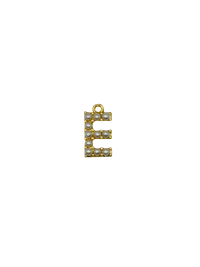 Gold Pearl Letter Charm Pack