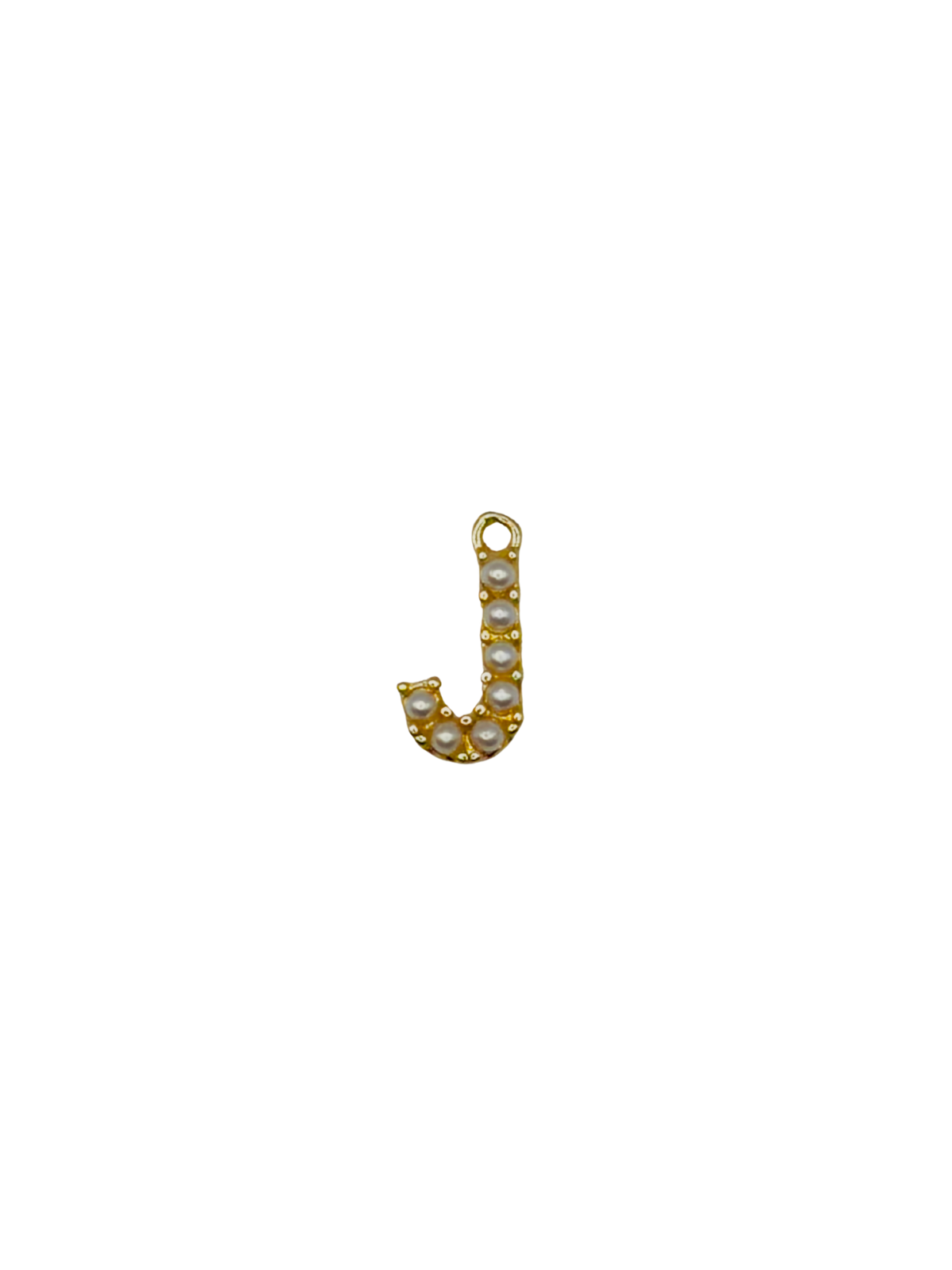 Gold Pearl Letter Charm Pack