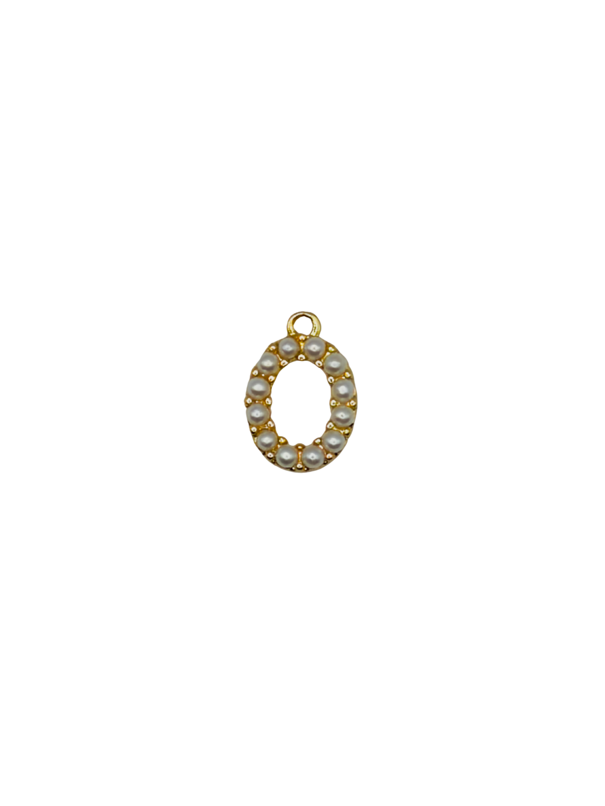 Gold Pearl Letter Charm Pack