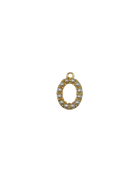 Gold Pearl Letter Charm Pack
