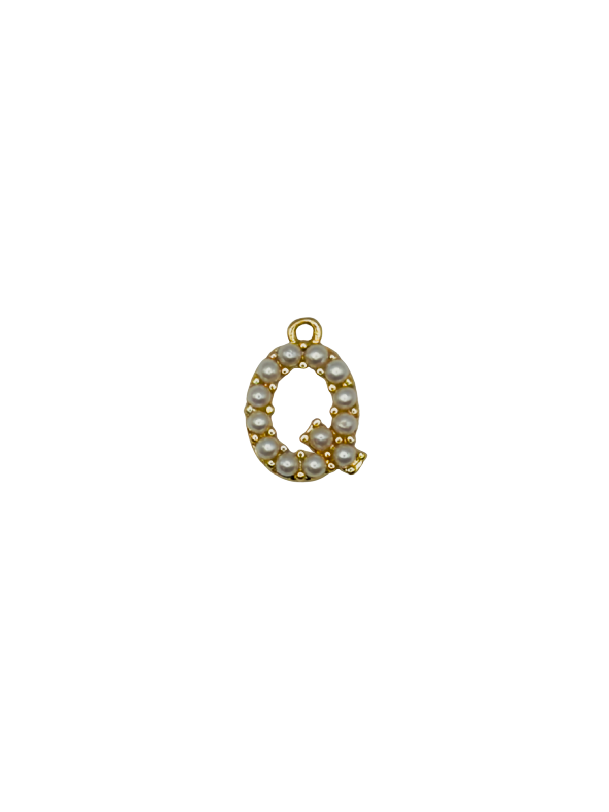 Gold Pearl Letter Charm Pack
