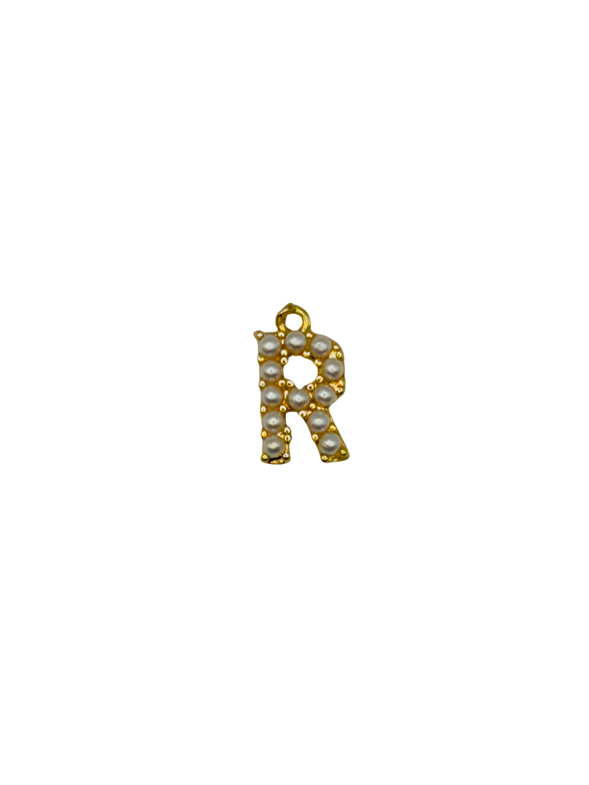 Gold Pearl Letter Charm Pack