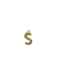 Gold Pearl Letter Charm Pack