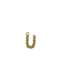 Gold Pearl Letter Charm Pack