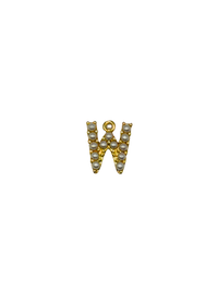 Gold Pearl Letter Charm Pack