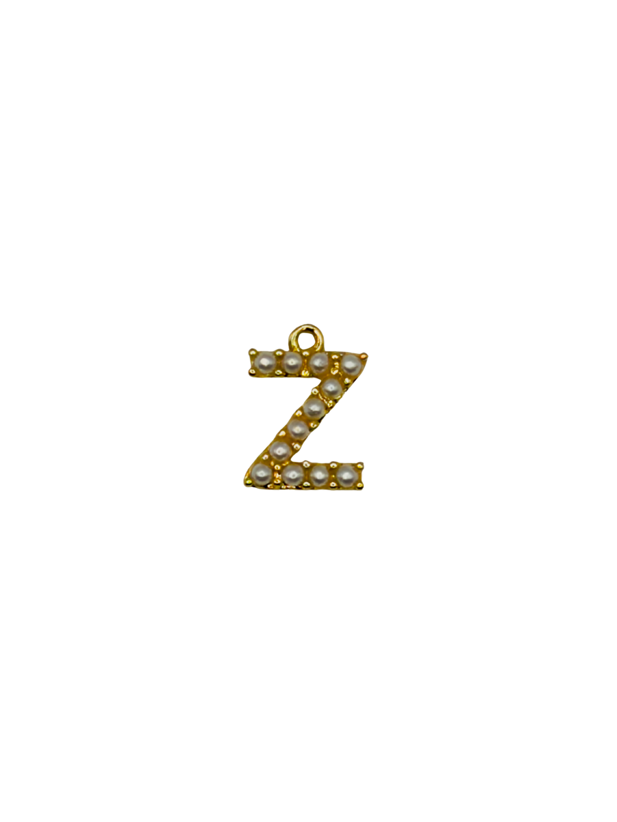 Gold Pearl Letter Charm Pack