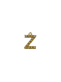 Gold Pearl Letter Charm Pack