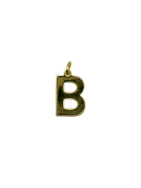 Gold Block Letter Charm Pack