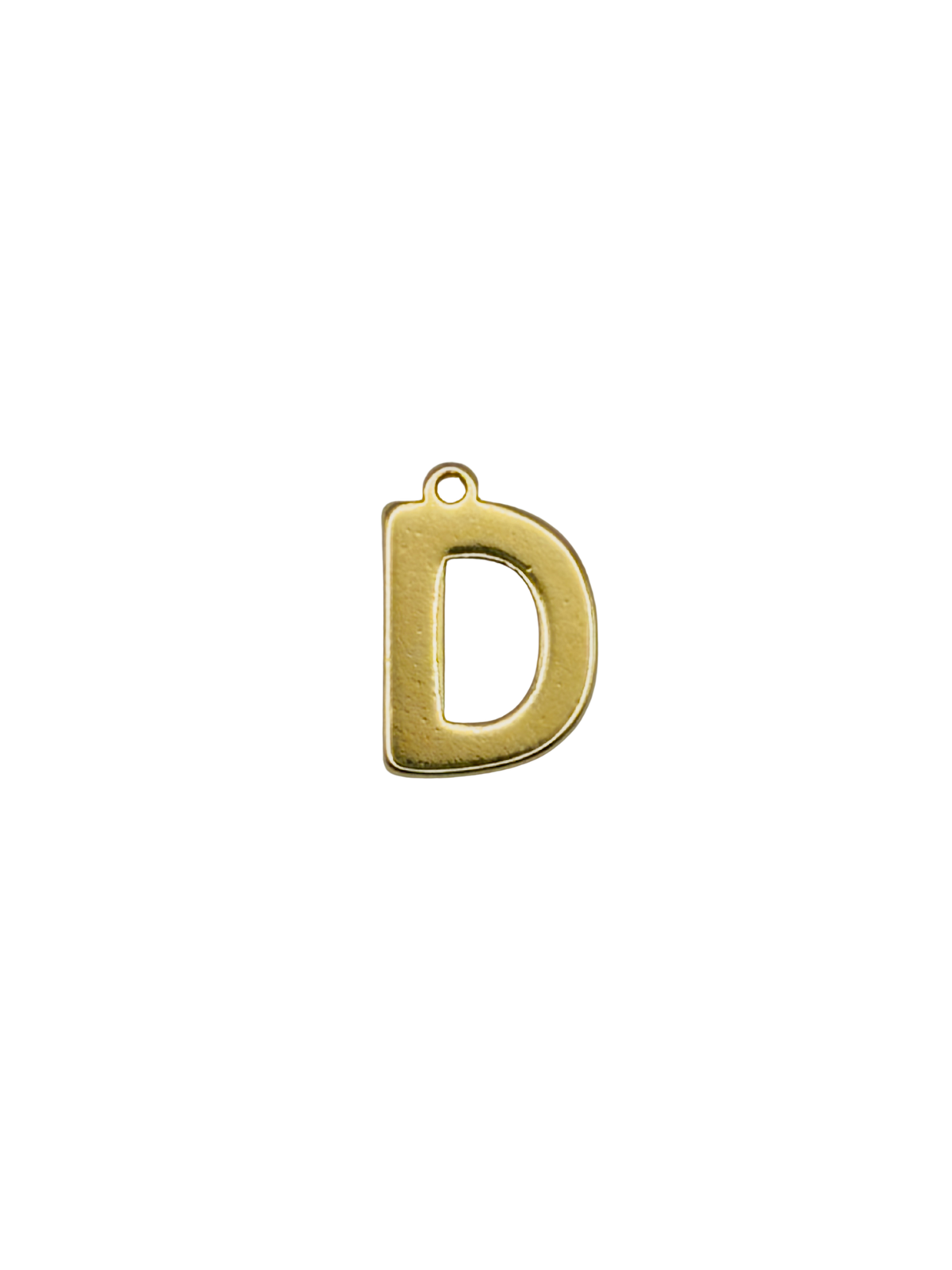 Gold Block Letter Charm Pack