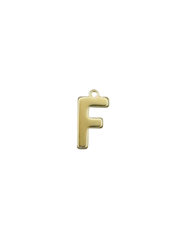 Gold Block Letter Charm Pack