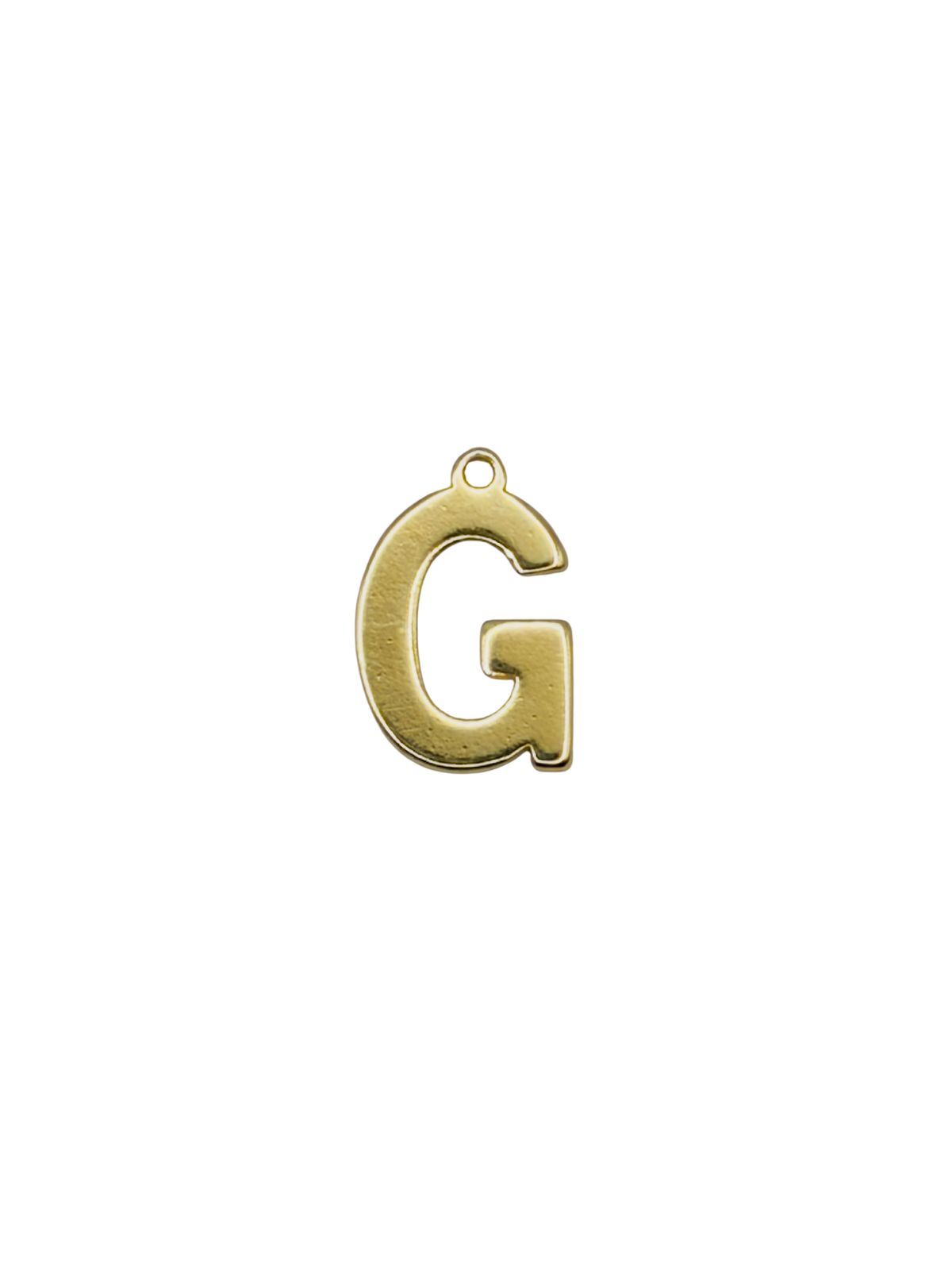 Gold Block Letter Charm Pack