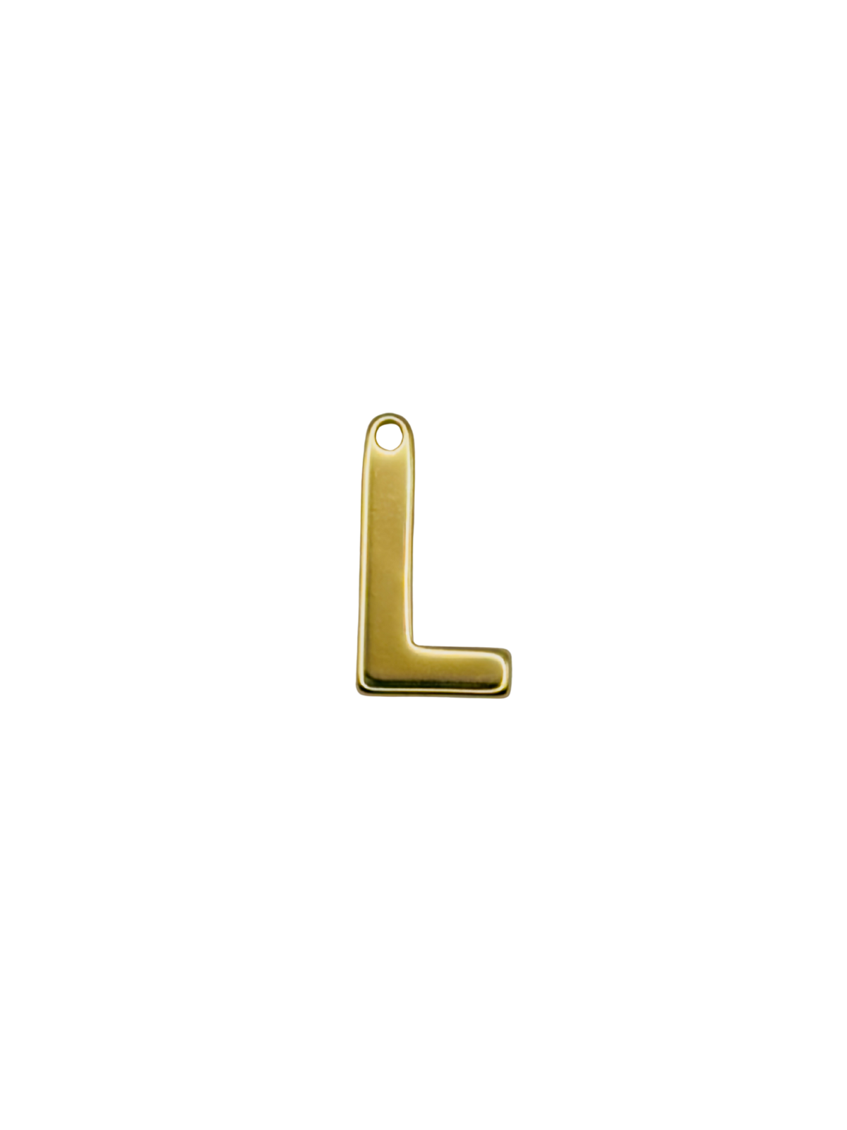 Gold Block Letter Charm Pack