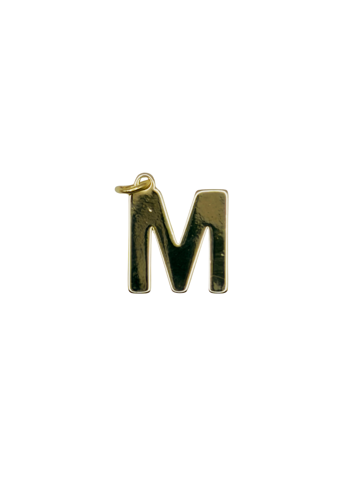 Gold Block Letter Charm Pack