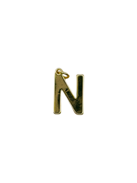 Gold Block Letter Charm Pack