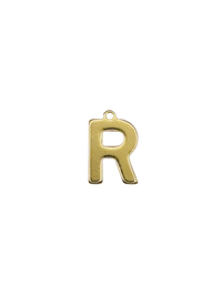 Gold Block Letter Charm Pack
