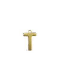 Gold Block Letter Charm Pack