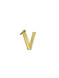 Gold Block Letter Charm Pack