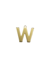 Gold Block Letter Charm Pack