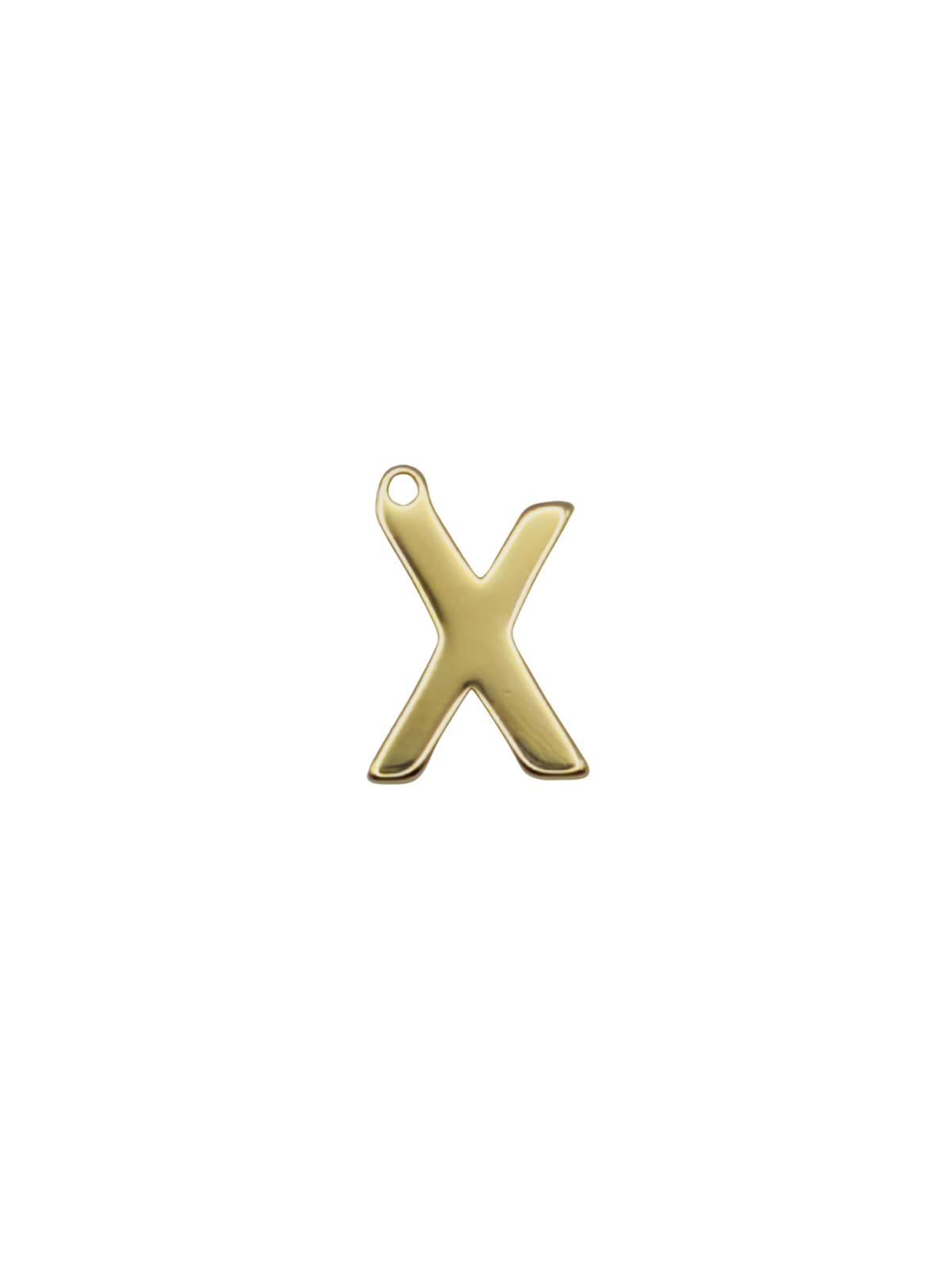Gold Block Letter Charm Pack