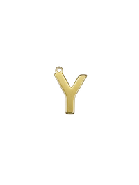 Gold Block Letter Charm Pack