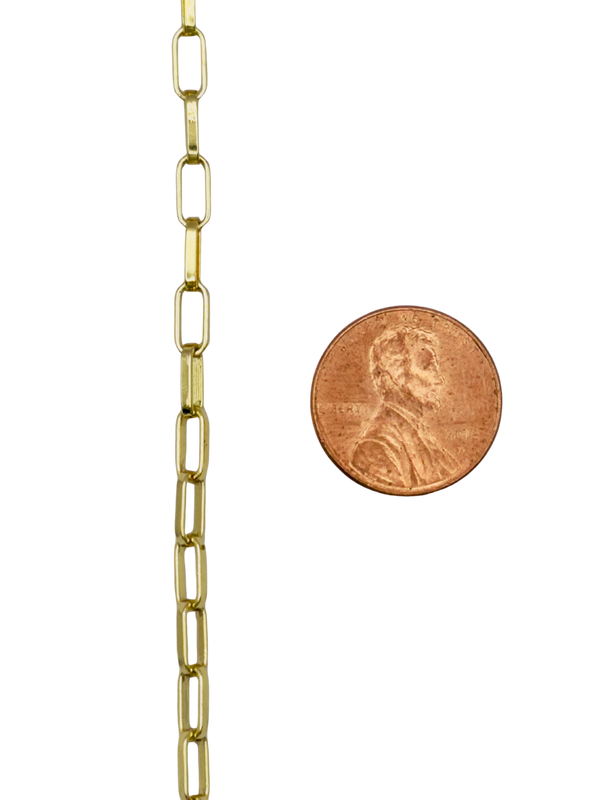 Rounded Paperclip Chain