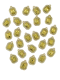 CZ Letter Charm Pack